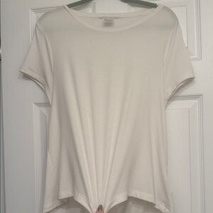 Athleta Off-White Short Sleeve Tee